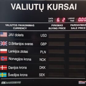 Valiutų kursų švieslentė ELTECO TK2076