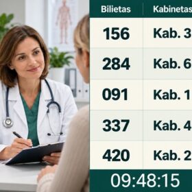 Centriniai kvietimo ekranai su reklama